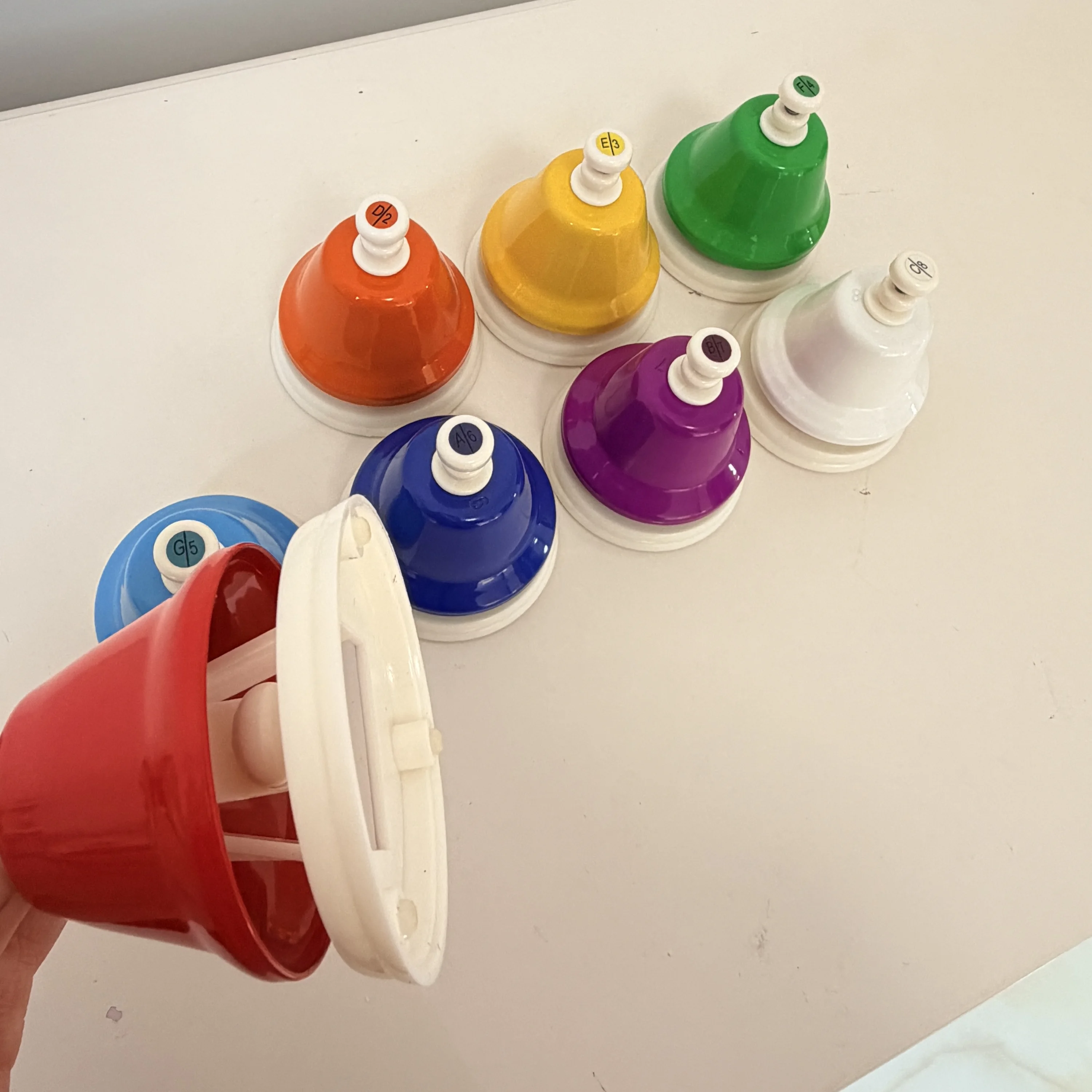 8 Note hand Desk Bells Set 